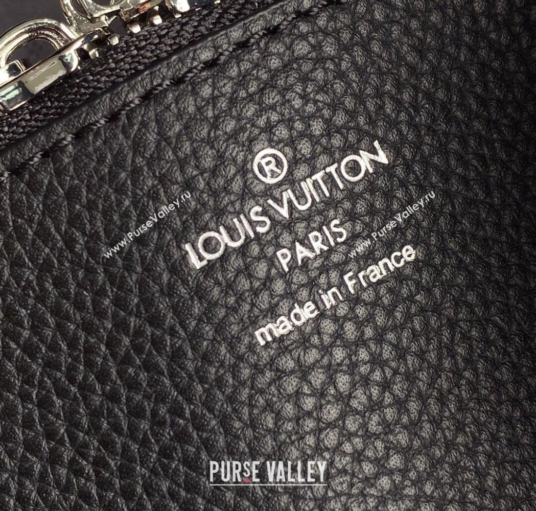 Louis Vuitton Muria Bucket Bag in Mahina Perforated Leather M55801 Black 2025 (KI-250121032)