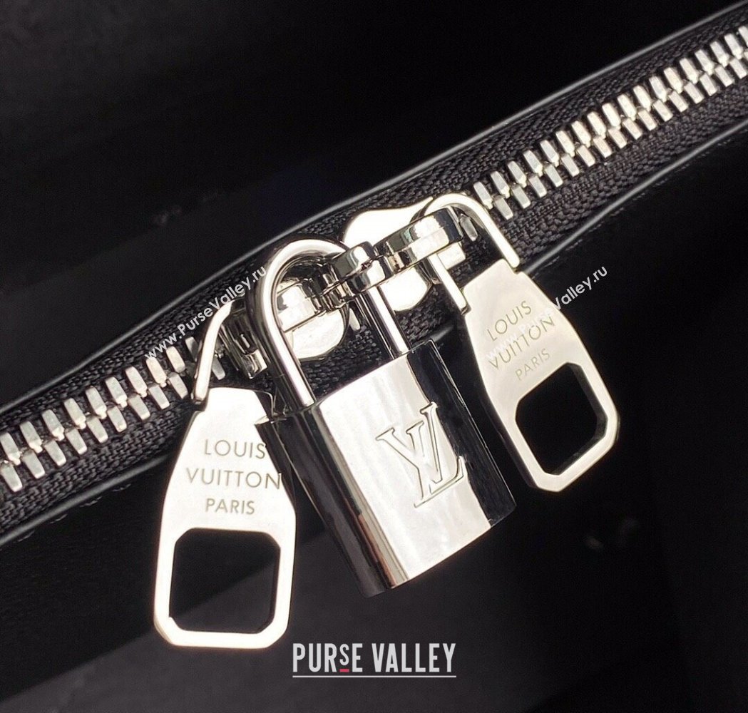 Louis Vuitton Muria Bucket Bag in Mahina Perforated Leather M55801 Black 2025 (KI-250121032)