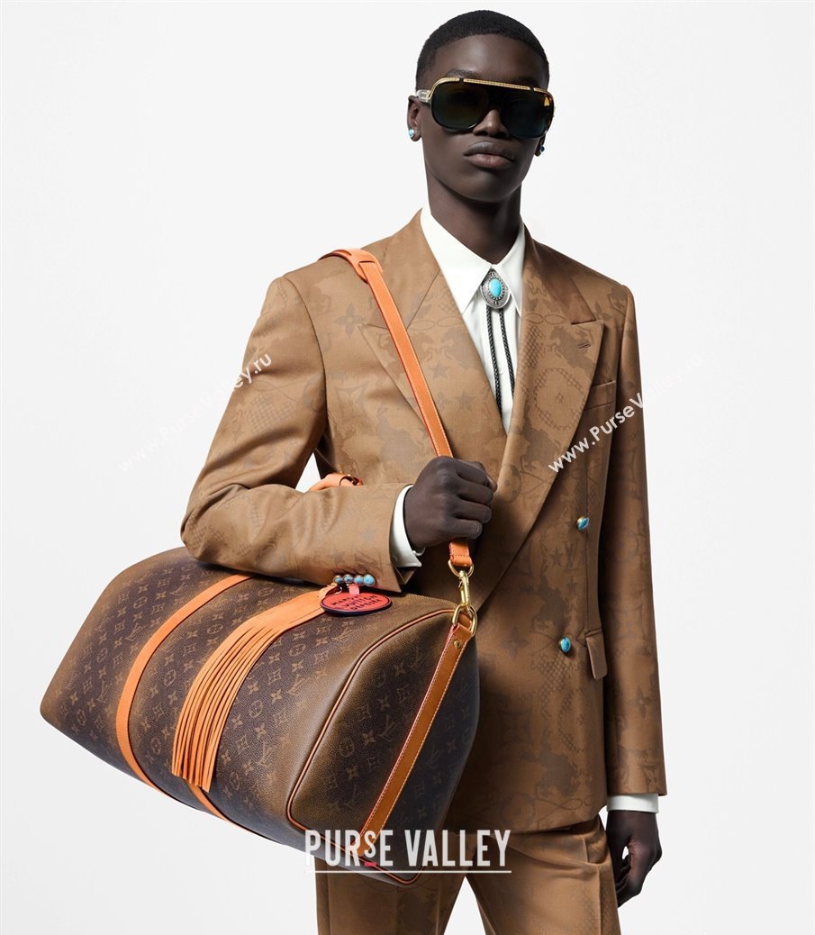 Louis Vuitton Keepall Bandouliere 50 Travel Bag with Tassel Strap 2025 M11541 (KI-250121039)