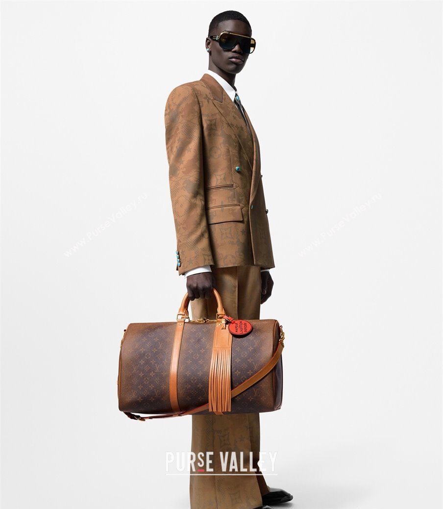 Louis Vuitton Keepall Bandouliere 50 Travel Bag with Tassel Strap 2025 M11541 (KI-250121039)