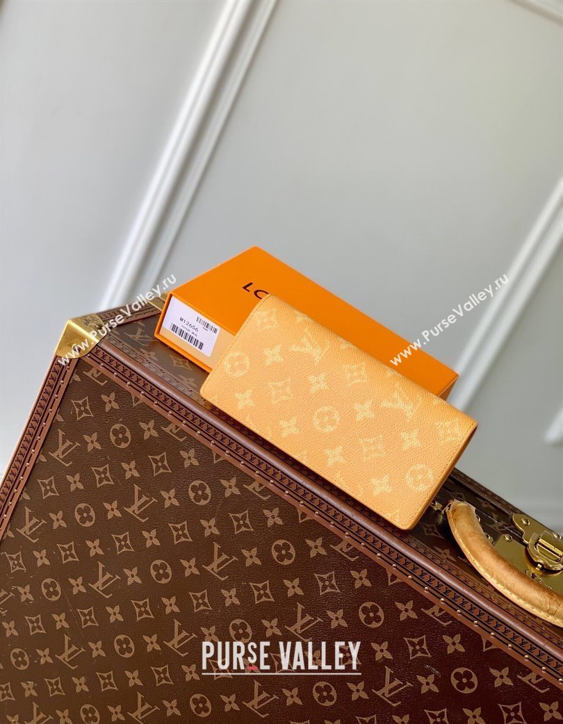 Louis Vuitton Brazza Wallet in Monogram Heritage Canvas M12656 Yellow 2025 (KI-250120027)