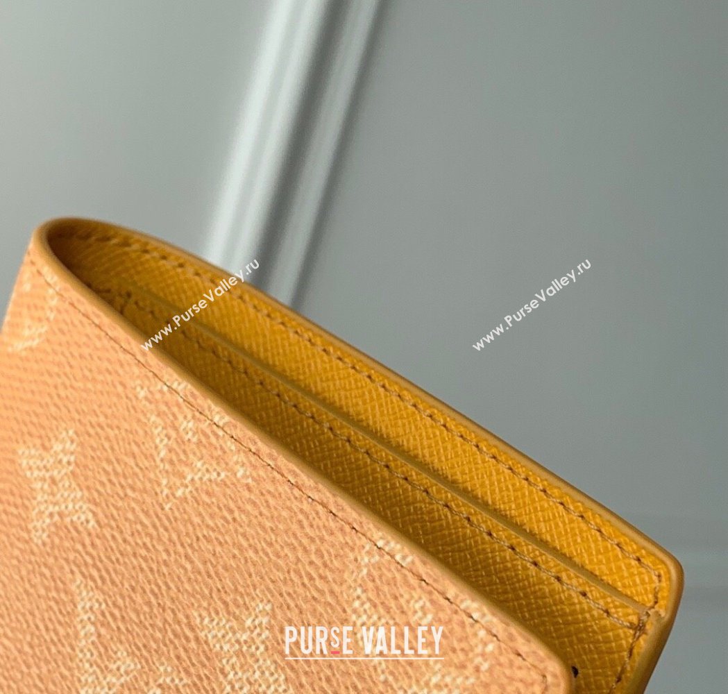 Louis Vuitton Multiple Wallet in Monogram Heritage Canvas M12657 Yellow 2025 (KI-250120029)