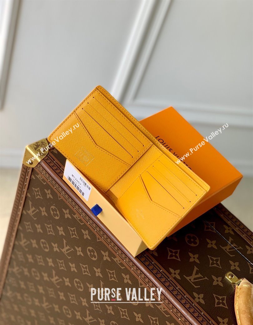 Louis Vuitton Multiple Wallet in Monogram Heritage Canvas M12657 Yellow 2025 (KI-250120029)