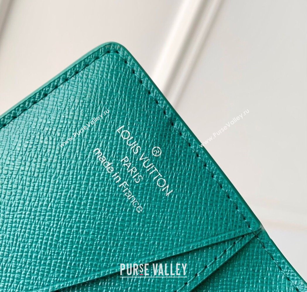 Louis Vuitton Pocket Organizer Wallet in Monogram Heritage Canvas M12658 Green 2025 (KI-250120035)