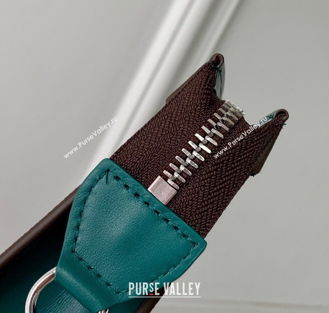 Louis Vuitton Mens Gaston Wearable Wallet Mini Bag in Monogram Macassar Canvas M12813 Green 2025 (KI-250121041)
