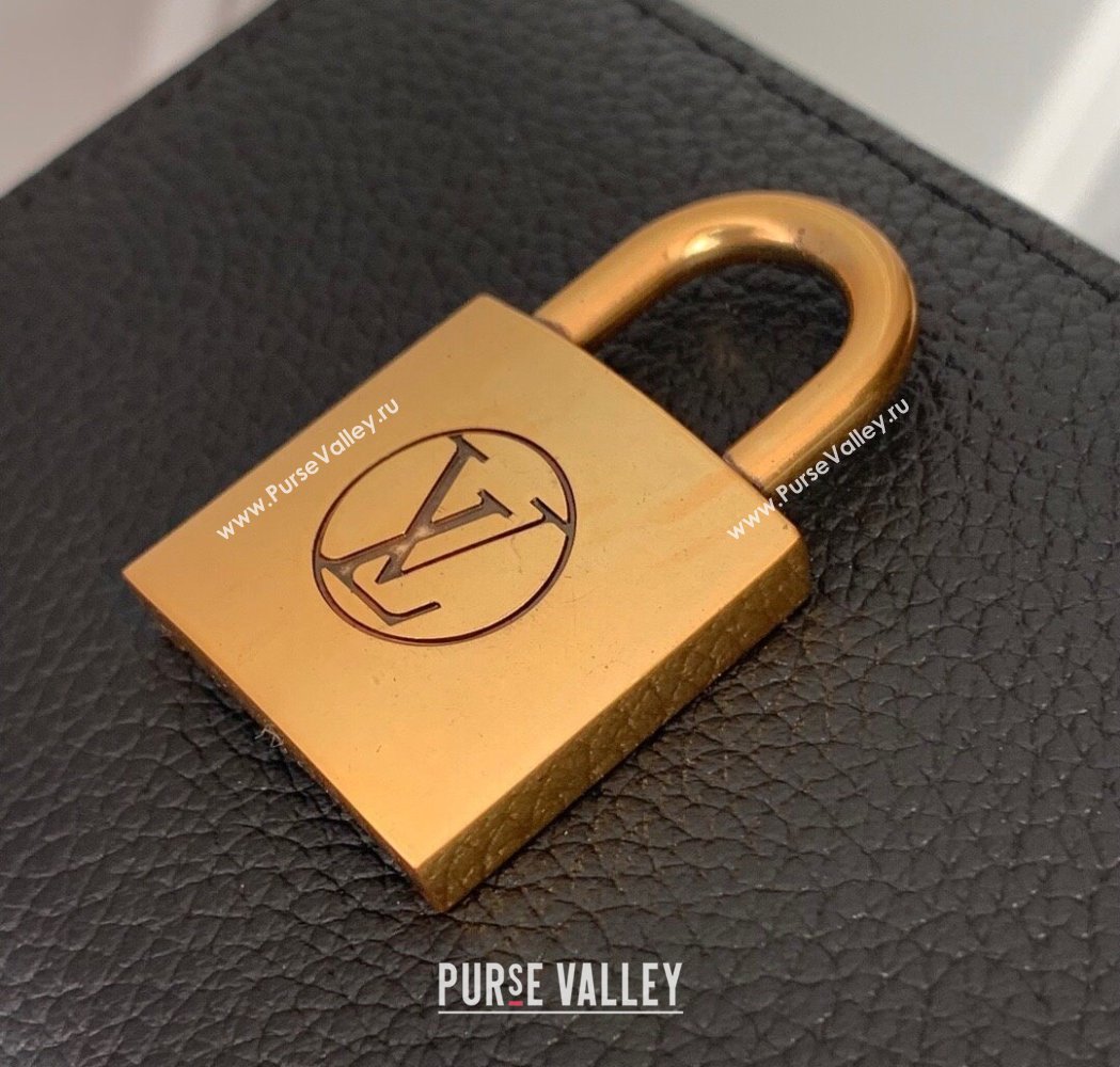 Louis Vuitton Low Key Compact Wallet with Padlock M12148 Black 2025 (KI-250121047)