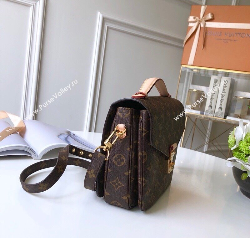 Louis Vuitton Pochette Mettis PM Bag in Brown Monogram Canvas M40780 2025 (KI-250121051)