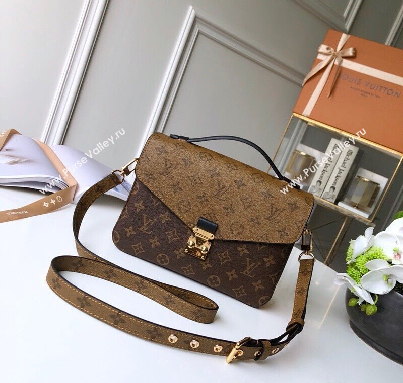 Louis Vuitton Pochette Mettis PM Bag in Monogram and Reverse Canvas M41465 2025 (KI-250121052)