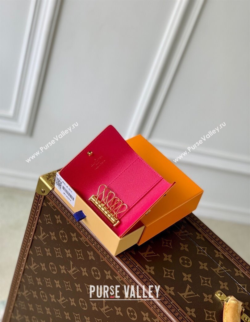 Louis Vuitton LV x TM Multicle 6 Wallet in Multicolored Monogram Canvas White 2025 M14092 (KI-250120017)