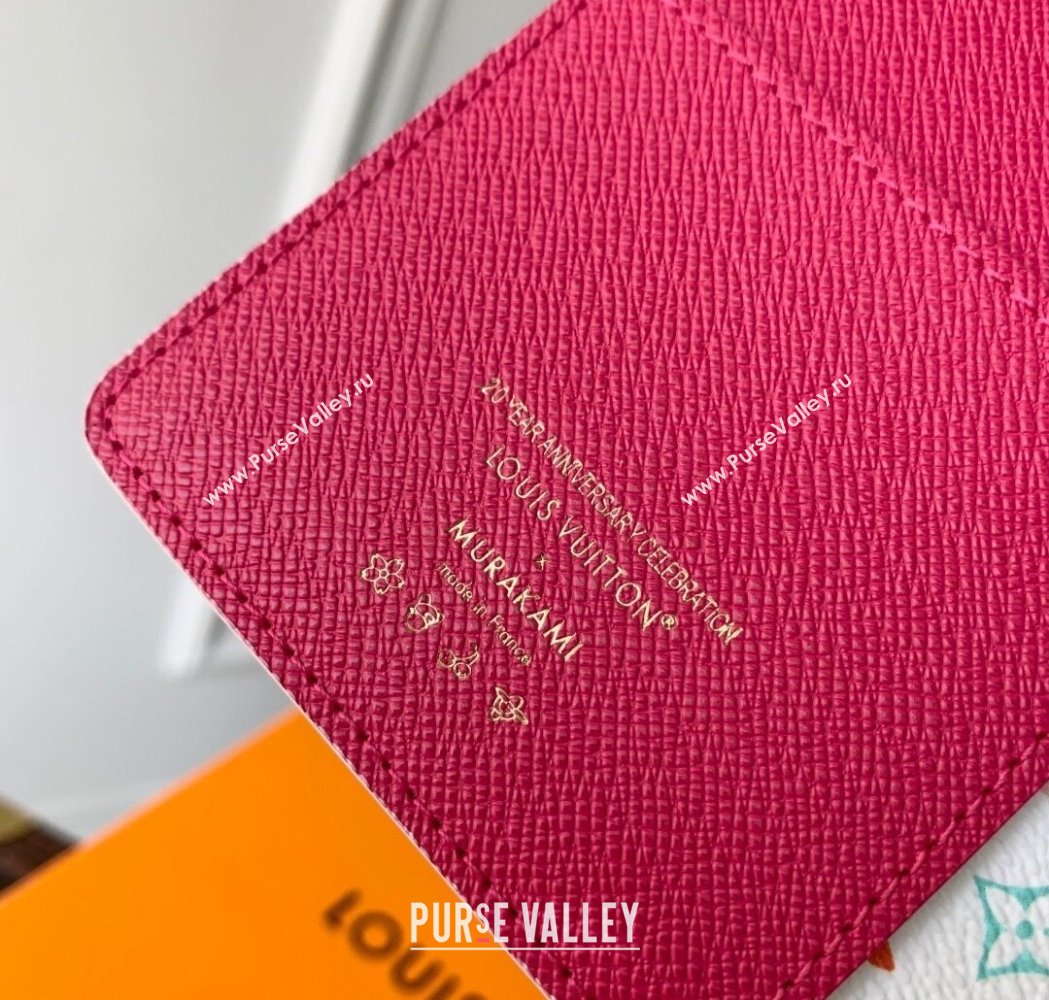 Louis Vuitton LV x TM Monogram Multicolore Emily Notebook Cover MM White 2025 GI1299 (KI-250120018)