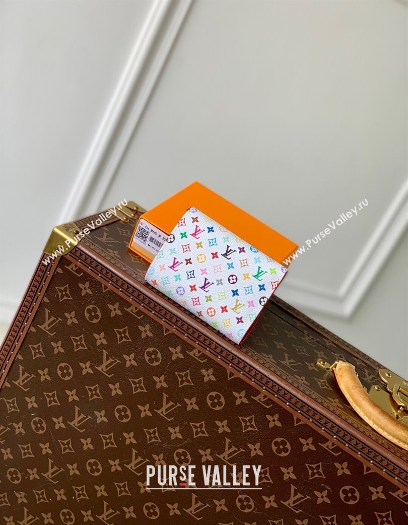 Louis Vuitton LV x TM Victorine Wallet in Multicolored Monogram Canvas White 2025 M14163 (KI-250120012)