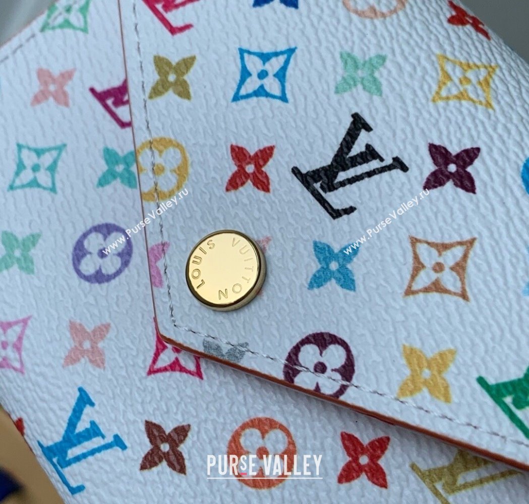 Louis Vuitton LV x TM Victorine Wallet in Multicolored Monogram Canvas White 2025 M14163 (KI-250120012)