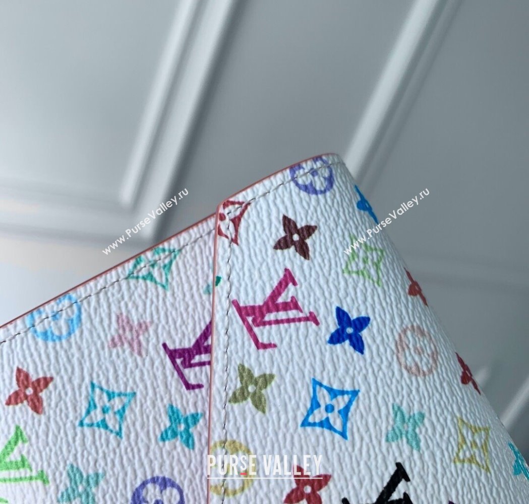 Louis Vuitton LV x TM Victorine Wallet in Multicolored Monogram Canvas White 2025 M14163 (KI-250120012)