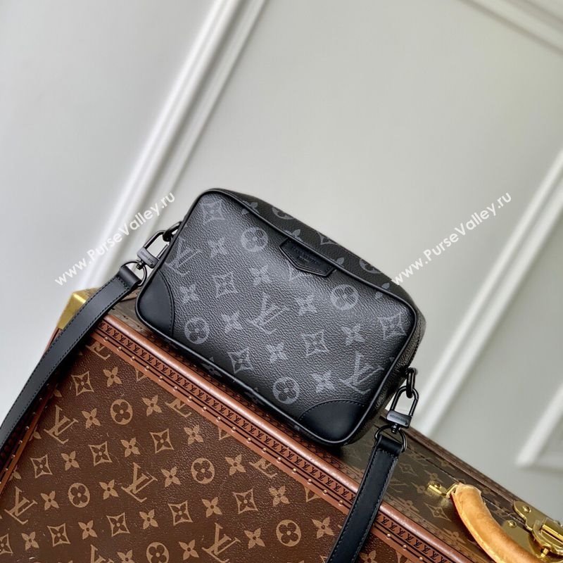 Louis Vuitton Mens Trocadero Wearable Wallet Mini Bag in Black Monogram Eclipse Canvas 2025 M14253 (KI-250120024)