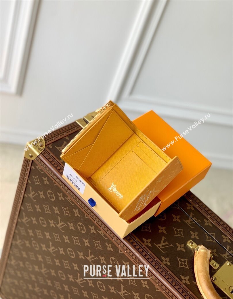 Louis Vuitton Victor Wallet in Monogram Heritage Canvas M13222 Yellow 2025 (KI-250120025)