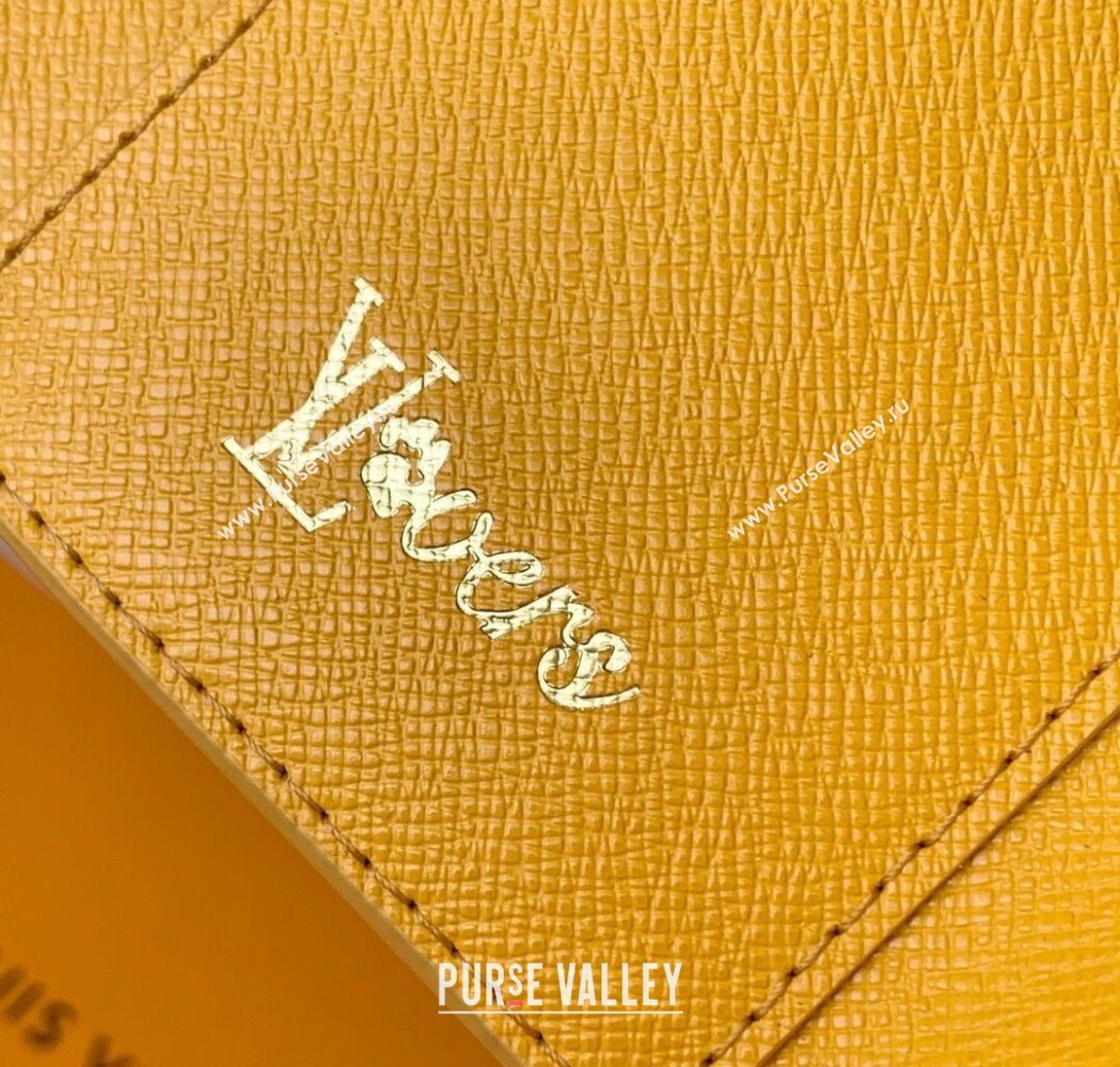 Louis Vuitton Victor Wallet in Monogram Heritage Canvas M13222 Yellow 2025 (KI-250120025)