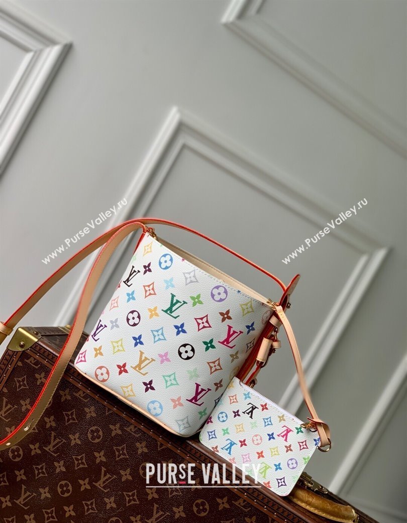 Louis Vuitton LV x TM All In BB Bucket Bag in Monogram Canvas White/Multicolored M13089 2025 (KI-250120003)