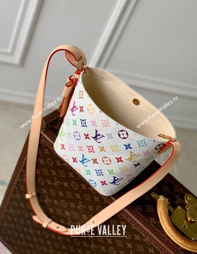 Louis Vuitton LV x TM All In BB Bucket Bag in Monogram Canvas White/Multicolored M13089 2025 (KI-250120003)