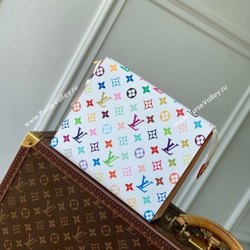 Louis Vuitton LV x TM Toiletry Pouch in Multicolored Monogram Canvas M13746 White 2025 (KI-250120004)