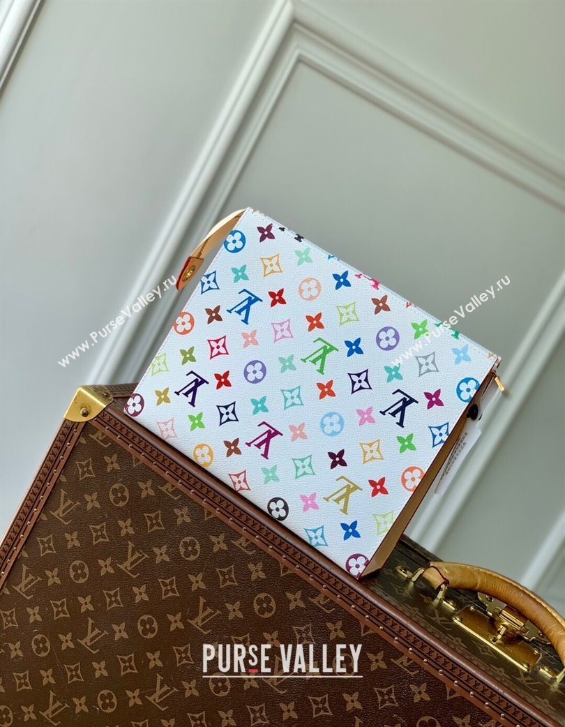 Louis Vuitton LV x TM Toiletry Pouch in Multicolored Monogram Canvas M13746 White 2025 (KI-250120004)