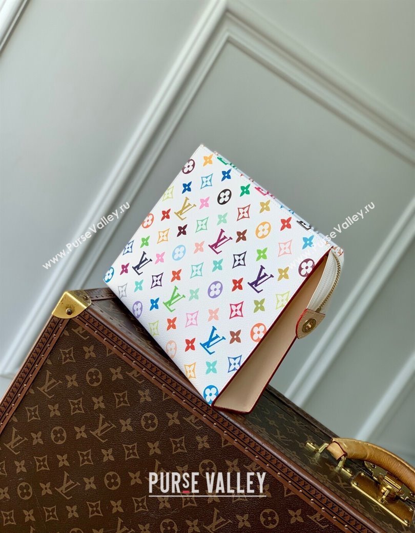 Louis Vuitton LV x TM Toiletry Pouch in Multicolored Monogram Canvas M13746 White 2025 (KI-250120004)