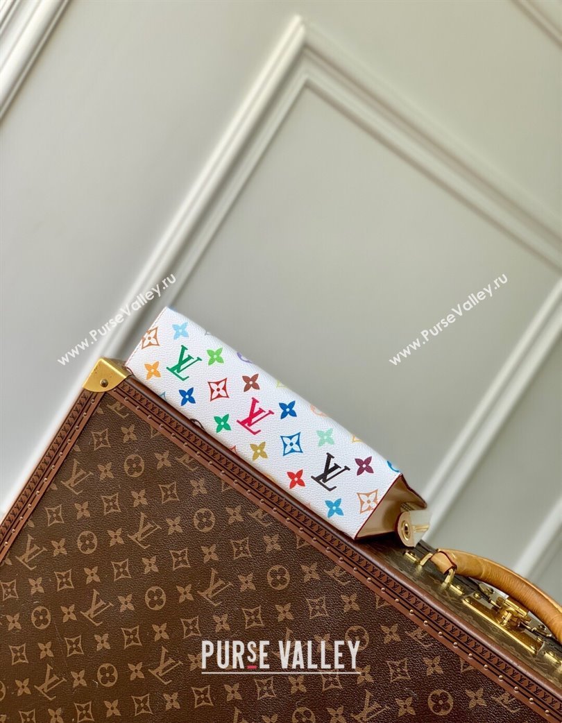 Louis Vuitton LV x TM Toiletry Pouch in Multicolored Monogram Canvas M13746 White 2025 (KI-250120004)