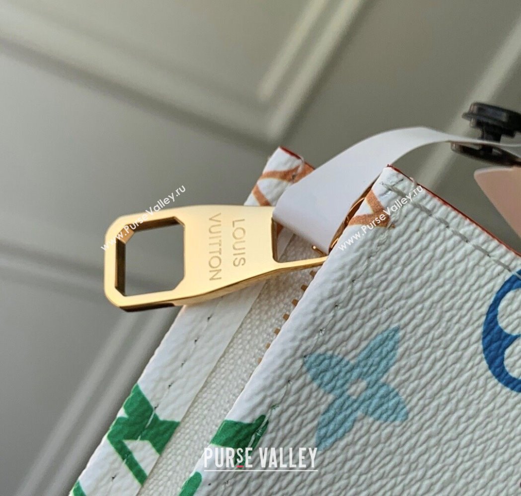 Louis Vuitton LV x TM Toiletry Pouch in Multicolored Monogram Canvas M13746 White 2025 (KI-250120004)