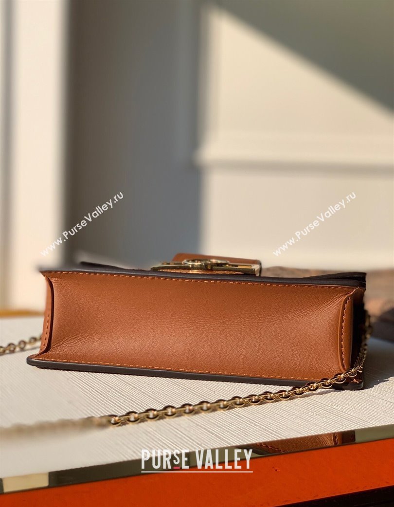 Louis Vuitton Dauphine Chain Wallet Mini Bag in Monogram Reverse Canvas M68746 2025 (KI-250120073)