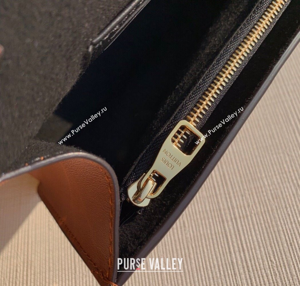 Louis Vuitton Dauphine Chain Wallet Mini Bag in Monogram Reverse Canvas M68746 2025 (KI-250120073)