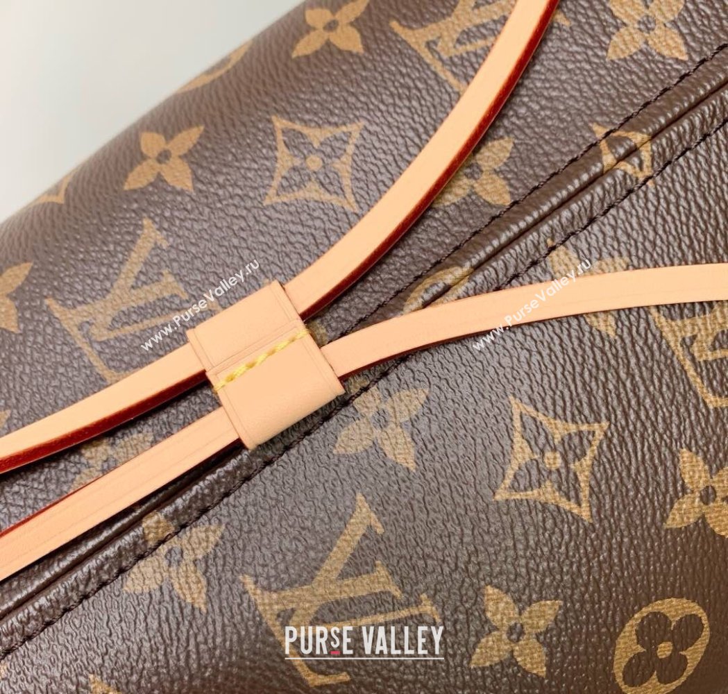 Louis Vuitton Neverfull Bandouliere Inside Out MM Tote bag Monogram Canvas/Yellow Textile 2025 M11947 (KI-250120082)