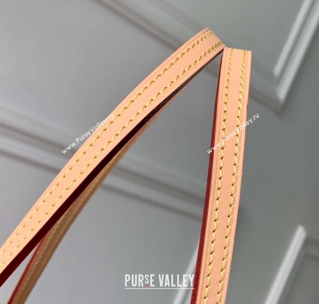 Louis Vuitton Neverfull Bandouliere Inside Out MM Tote bag Monogram Canvas/Yellow Textile 2025 M11947 (KI-250120082)