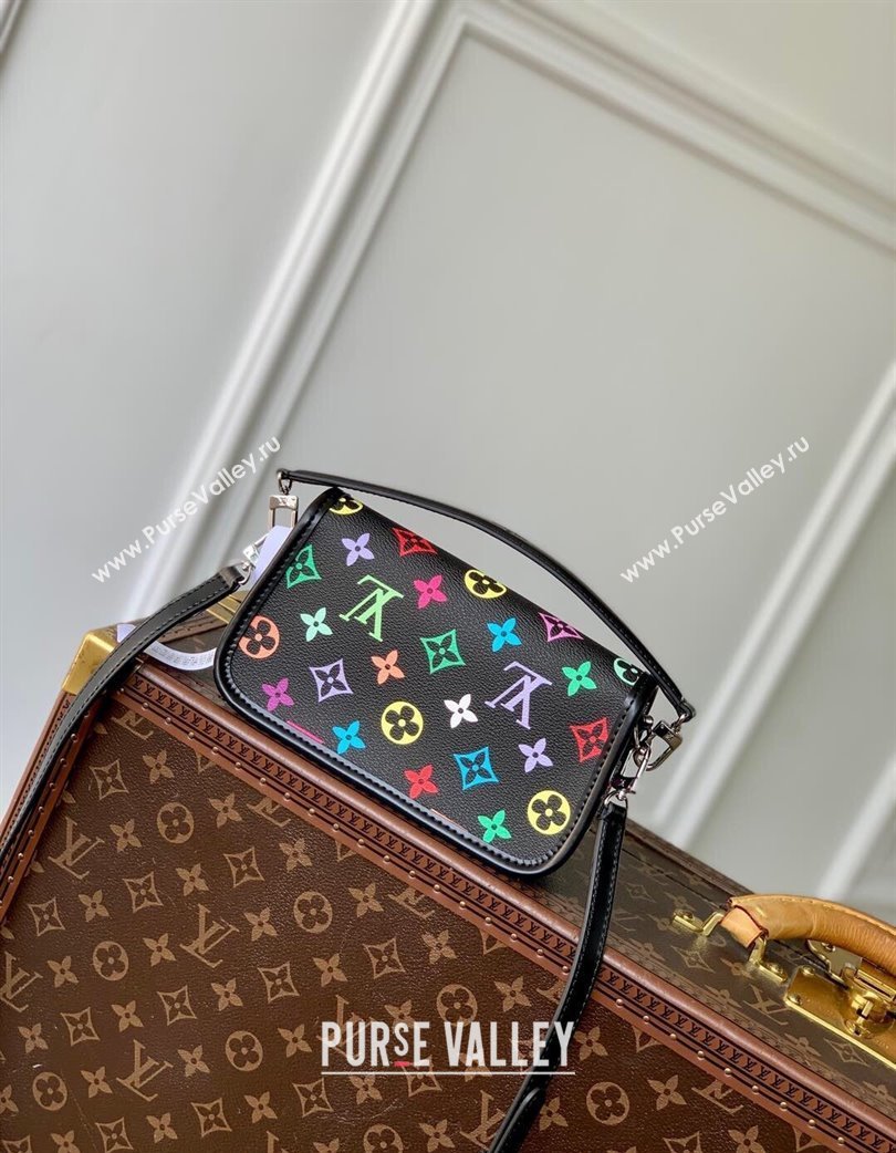 Louis Vuitton Nano Diane Bag in Multicolored Monogram Canvas M14194 Black 2025 (KI-250120084)
