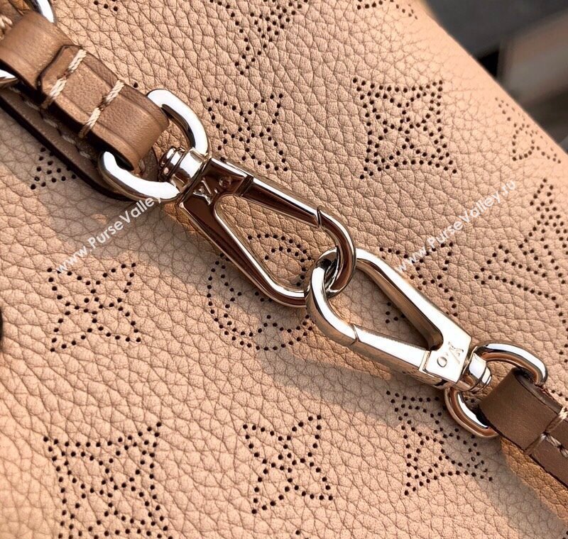 Louis Vuitton Mahina Hina PM Tote Bag in Monogram Perforated Calfskin M54353 Galet Grey 2025 (KI-250120098)