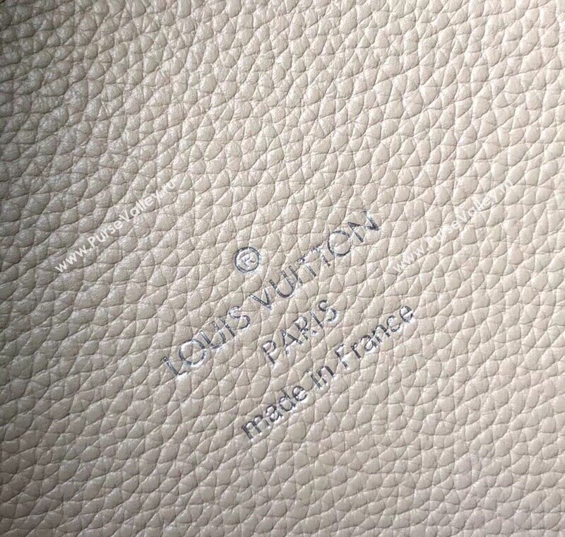 Louis Vuitton Mahina Hina MM Tote Bag in Monogram Perforated Calfskin M54353 Galet Grey 2025 (KI-250120100)