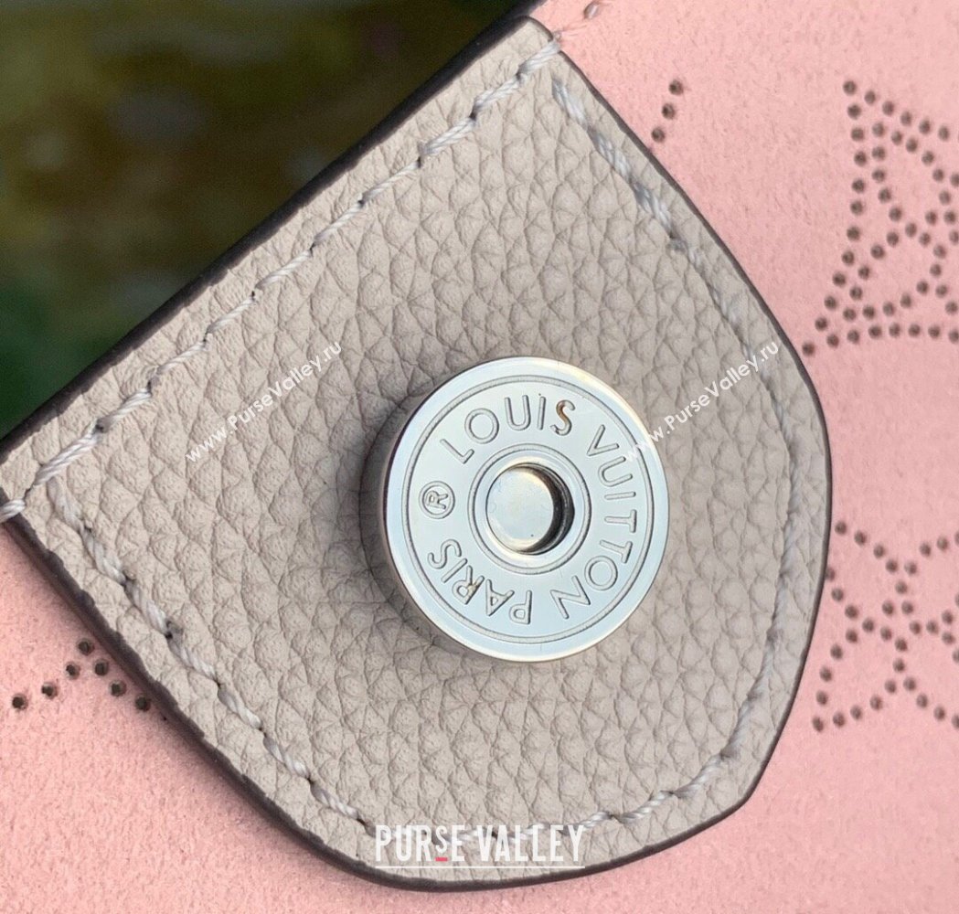 Louis Vuitton Mahina Hina MM Tote Bag in Monogram Perforated Calfskin M54354 Dark Grey 2025 (KI-250120101)