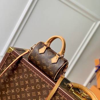 Louis Vuitton Nano Speedy Mini Bag in Classic Monogram Canvas 2025 M81085 (KI-250211038)