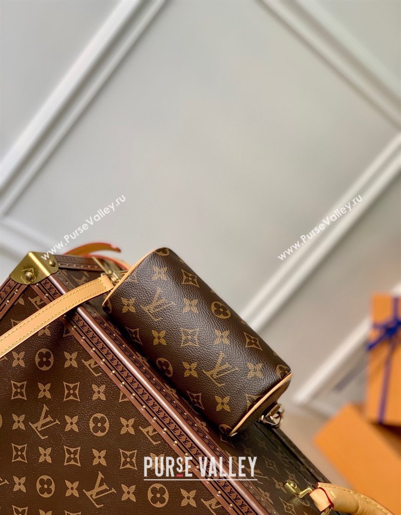 Louis Vuitton Nano Speedy Mini Bag in Classic Monogram Canvas 2025 M81085 (KI-250211038)