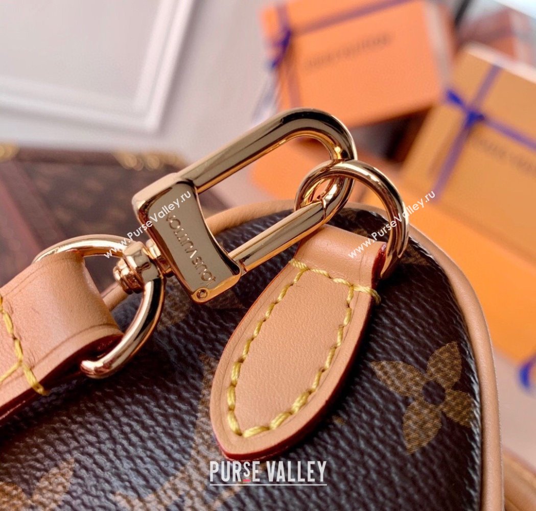 Louis Vuitton Nano Speedy Mini Bag in Classic Monogram Canvas 2025 M81085 (KI-250211038)