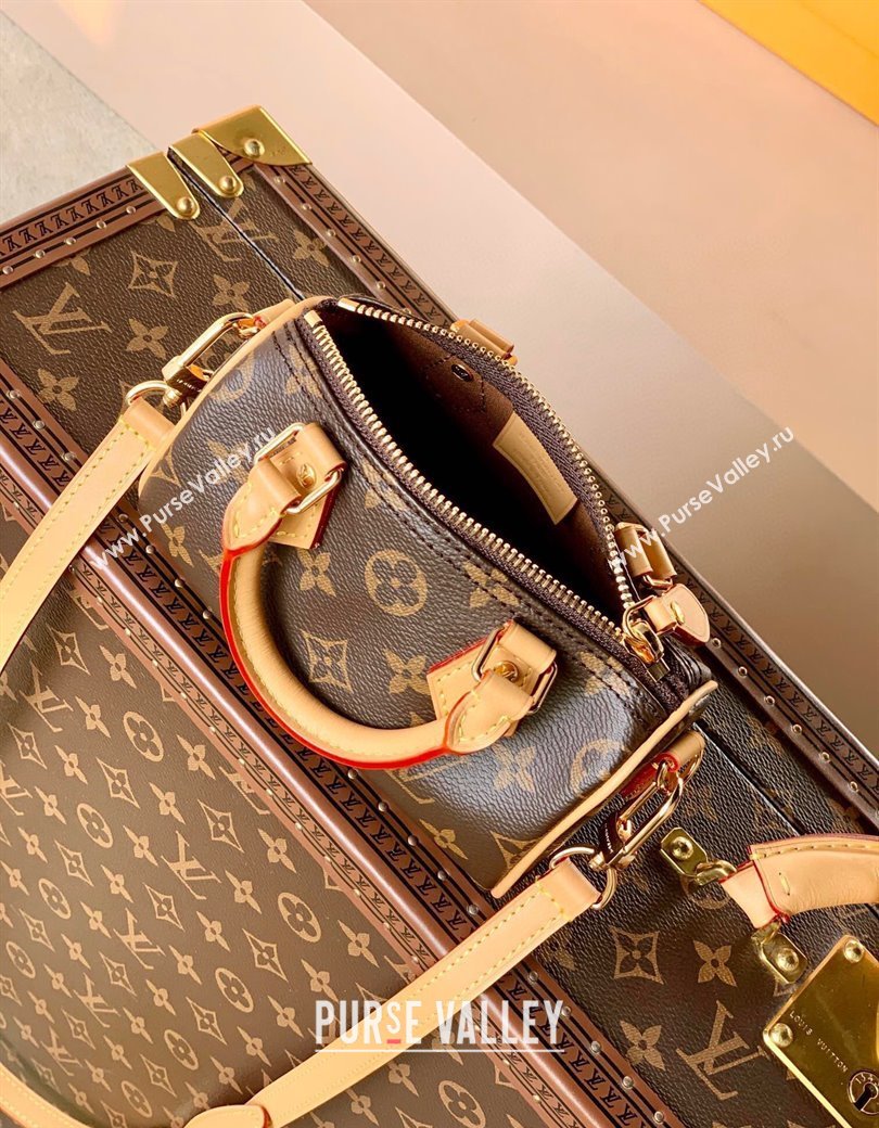 Louis Vuitton Nano Speedy Mini Bag in Classic Monogram Canvas 2025 M81085 (KI-250211038)