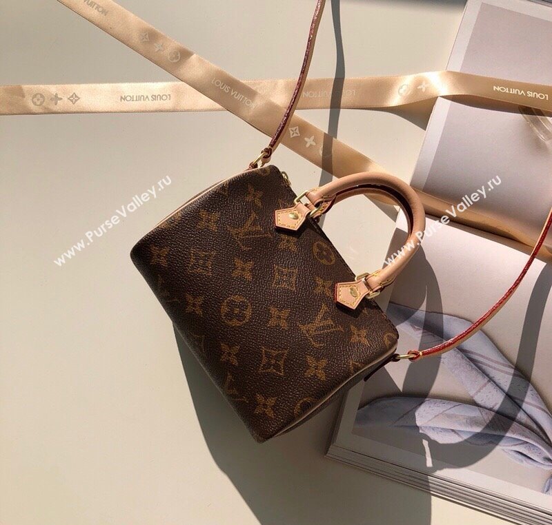 Louis Vuitton Nano Speedy Mini Bag in Classic Monogram Canvas 2025 M61252 (KI-250211039)