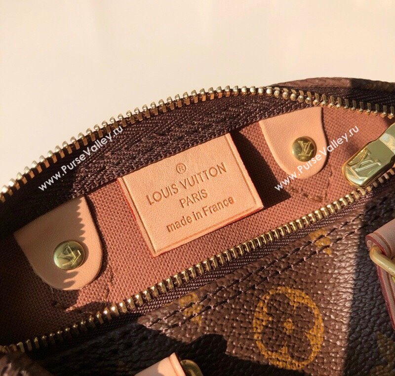 Louis Vuitton Nano Speedy Mini Bag in Classic Monogram Canvas 2025 M61252 (KI-250211039)