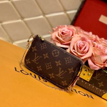 Louis Vuitton Mini Pochette Accessoires Bag in Classic Monogram Canvas M58009 2025 (KI-250211044)