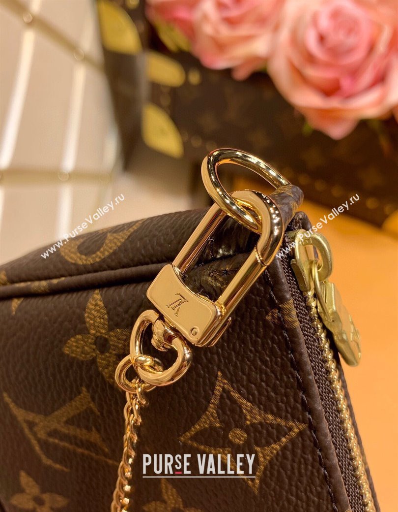 Louis Vuitton Mini Pochette Accessoires Bag in Classic Monogram Canvas M58009 2025 (KI-250211044)