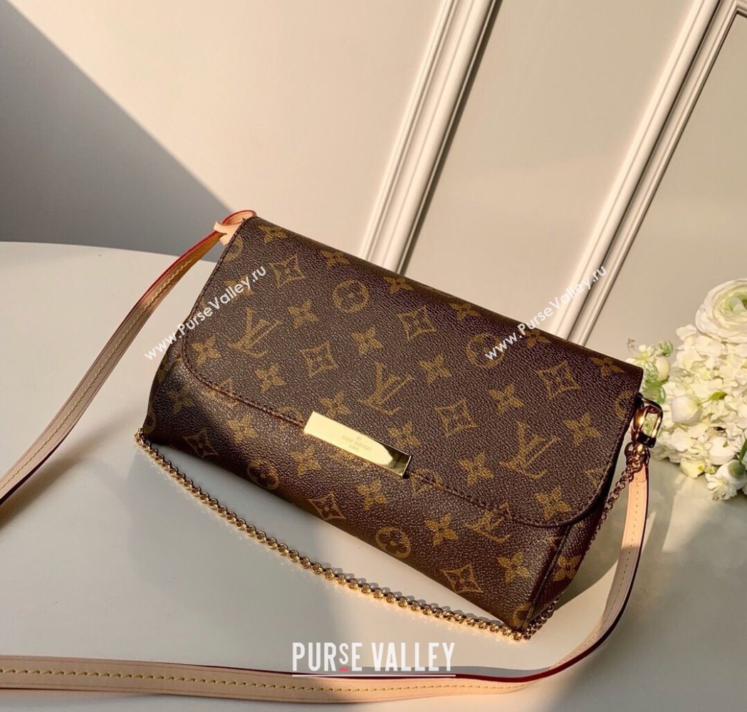 Louis Vuitton Pochette Favorite MM Chain Bag Monogram Canvas M40718 2025 (KI-250211047)