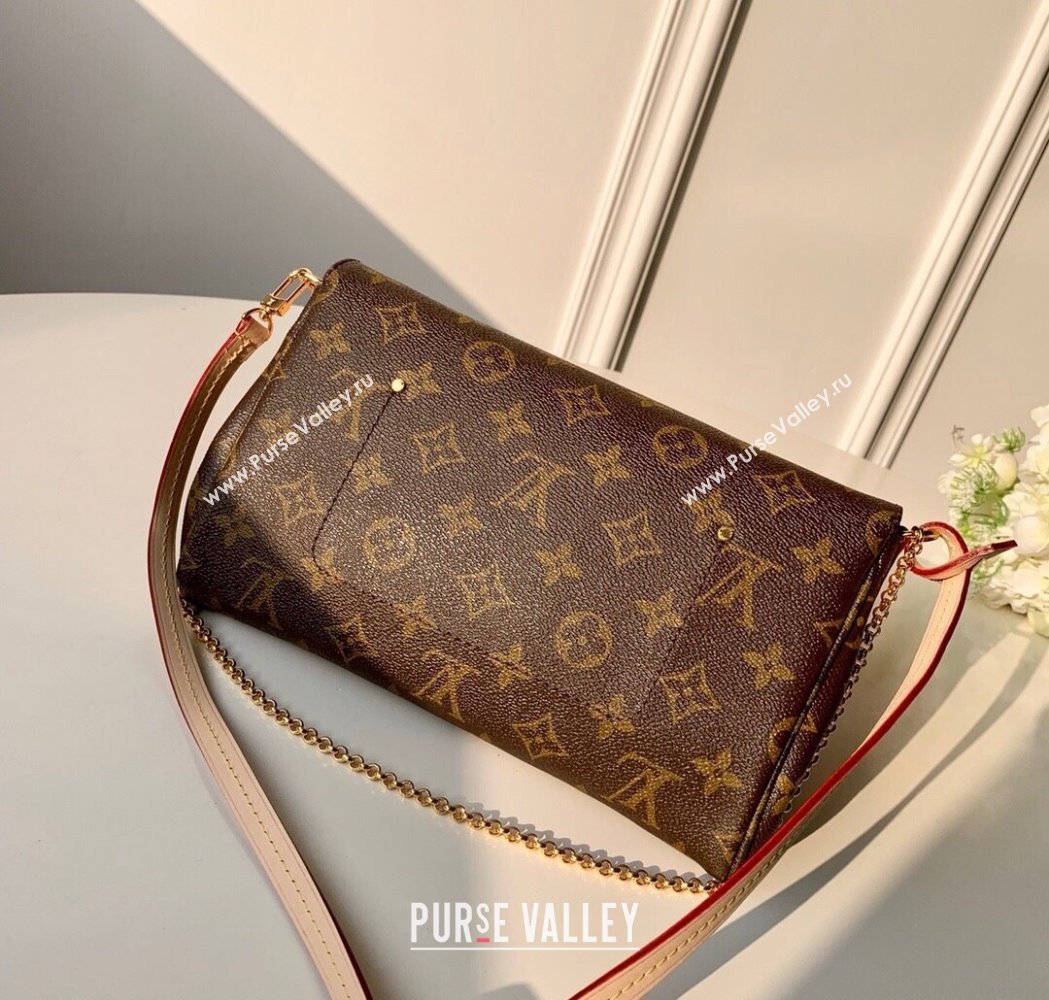 Louis Vuitton Pochette Favorite MM Chain Bag Monogram Canvas M40718 2025 (KI-250211047)