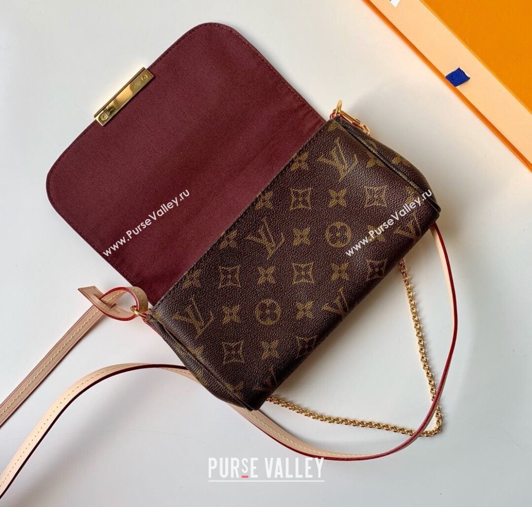 Louis Vuitton Pochette Favorite MM Chain Bag Monogram Canvas M40718 2025 (KI-250211047)