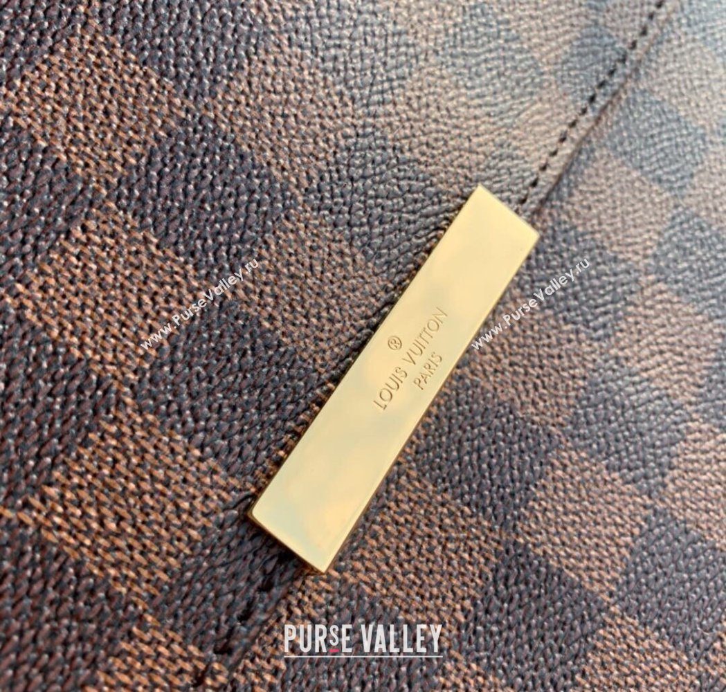 Louis Vuitton Pochette Favorite MM Chain Bag Damier Ebene Canvas N41129 2025 (KI-250211049)