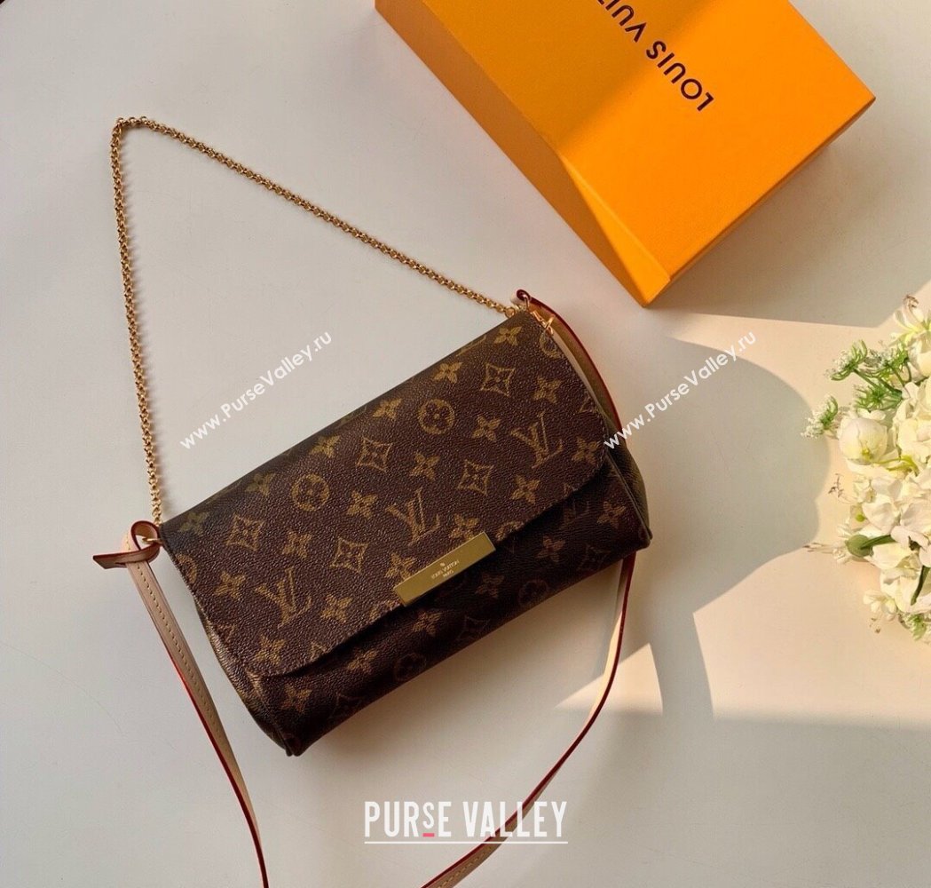 Louis Vuitton Pochette Favorite PM Chain Bag Monogram Canvas M40717 2025 (KI-250211050)