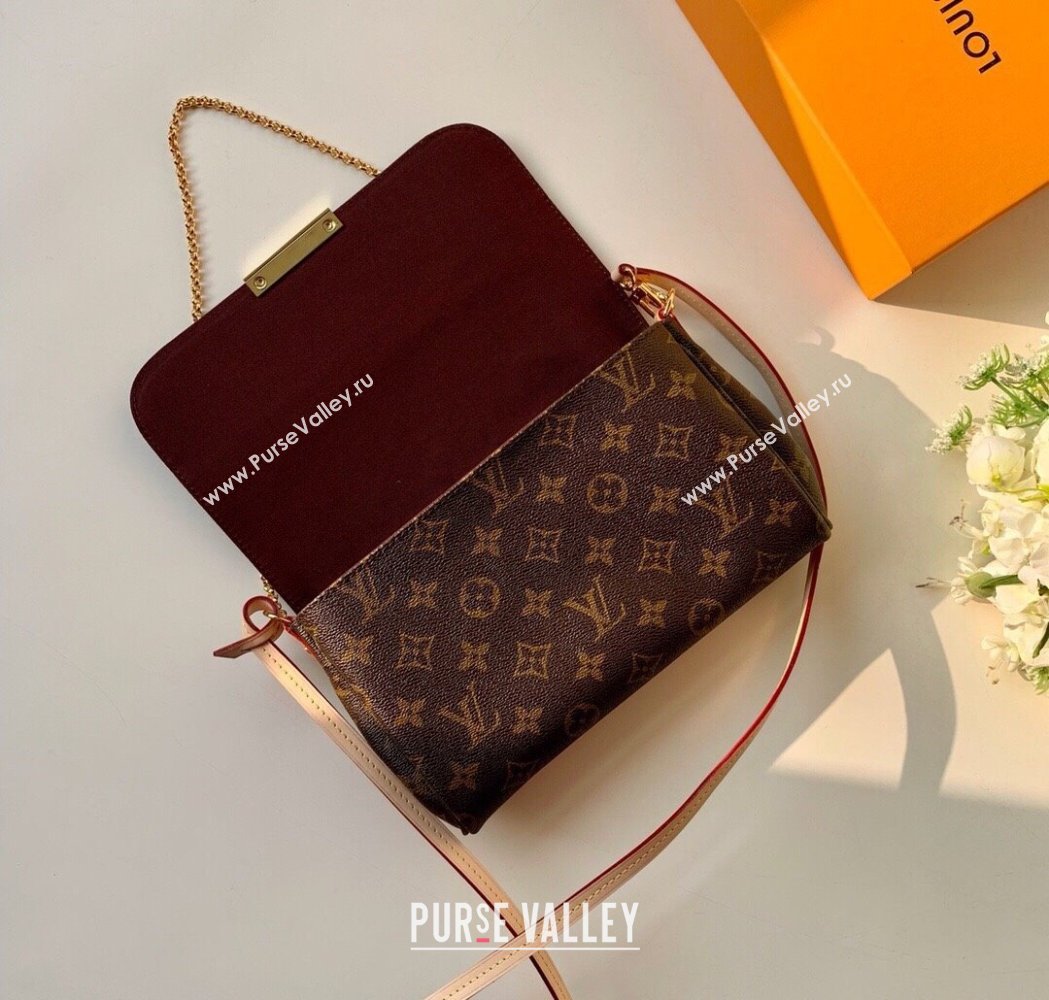 Louis Vuitton Pochette Favorite PM Chain Bag Monogram Canvas M40717 2025 (KI-250211050)