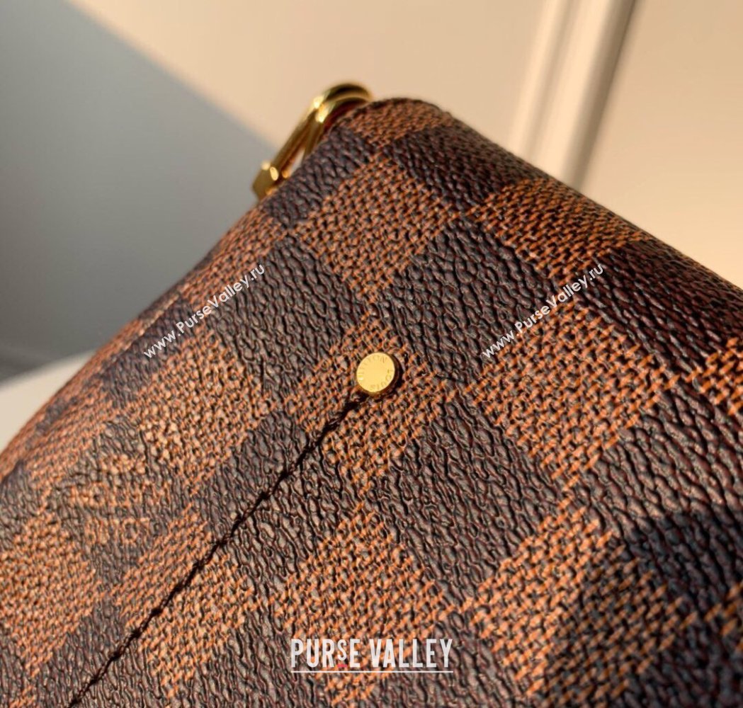 Louis Vuitton Pochette Favorite PM Chain Bag Damier Ebene Canvas N41276 2025 (KI-250211052)